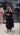 Luxury Ethnic Black A-Line Kurti