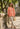 Festiwo Linen Cotton Co Ord Set for Women Frill Top Pant Summe Peach Outfit